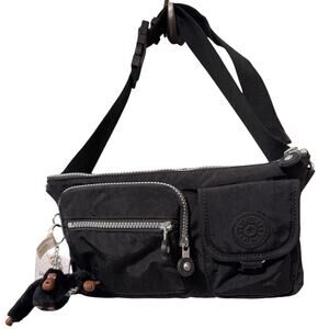 Kipling Presto Up Waist Pack in Black NWT